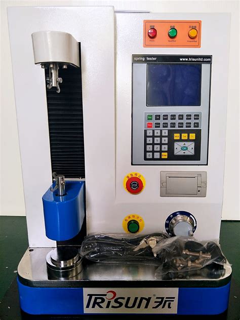 spring tensile compression testing machine|small spring compression tester.